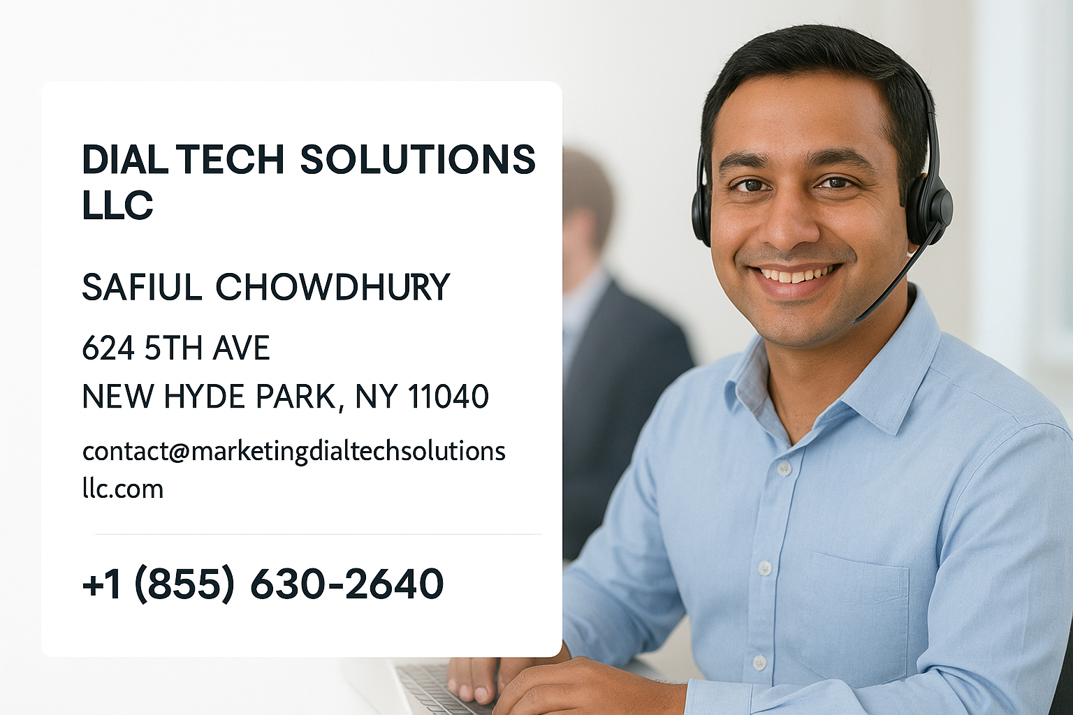 Customer support agent assisting customers